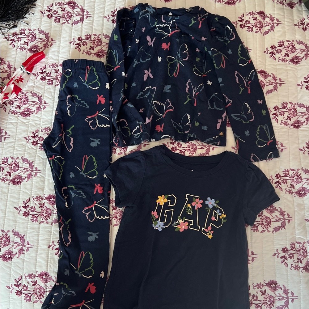 GAP Kids Dark Blue Floral Brannans favorite everyday wear